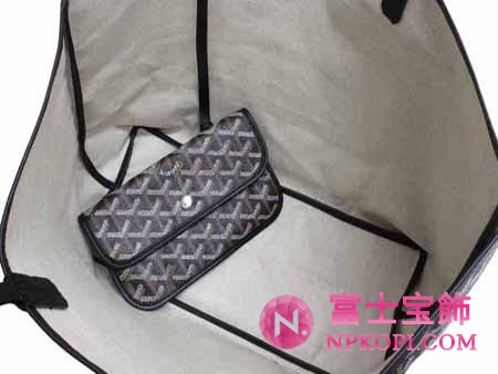 ゴヤールトートバッグ『サンルイPM』（ブラック×ブラック）AMALOUISPM01-TOILE-NOIRE